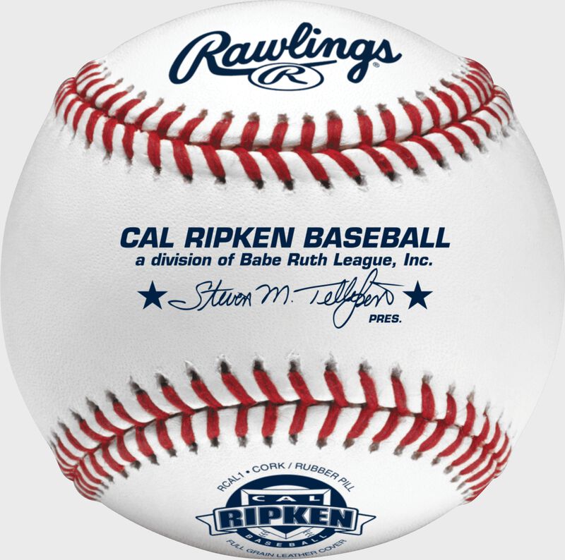 RCAL1 Cal Ripken youth competition grade baseball with raised seams
