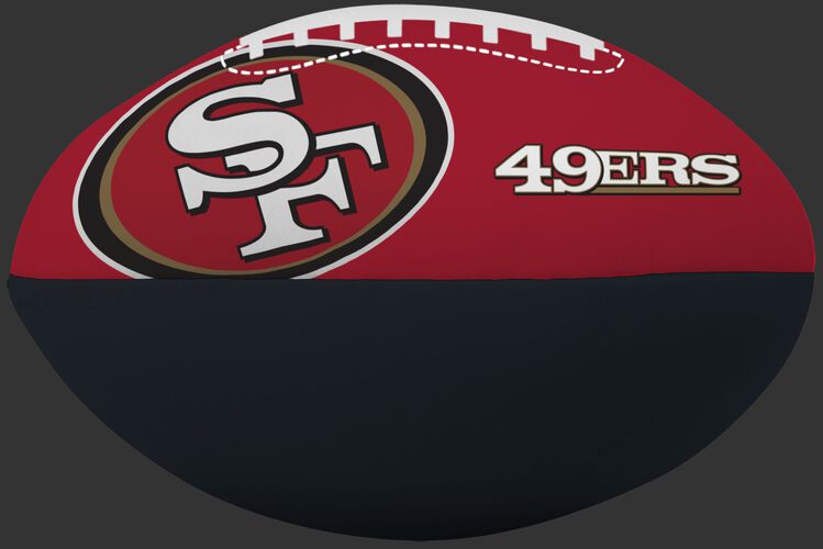 NFL San Francisco 49ers Big Boy softee football featuring team logos and printed in team colors SKU #03211084111