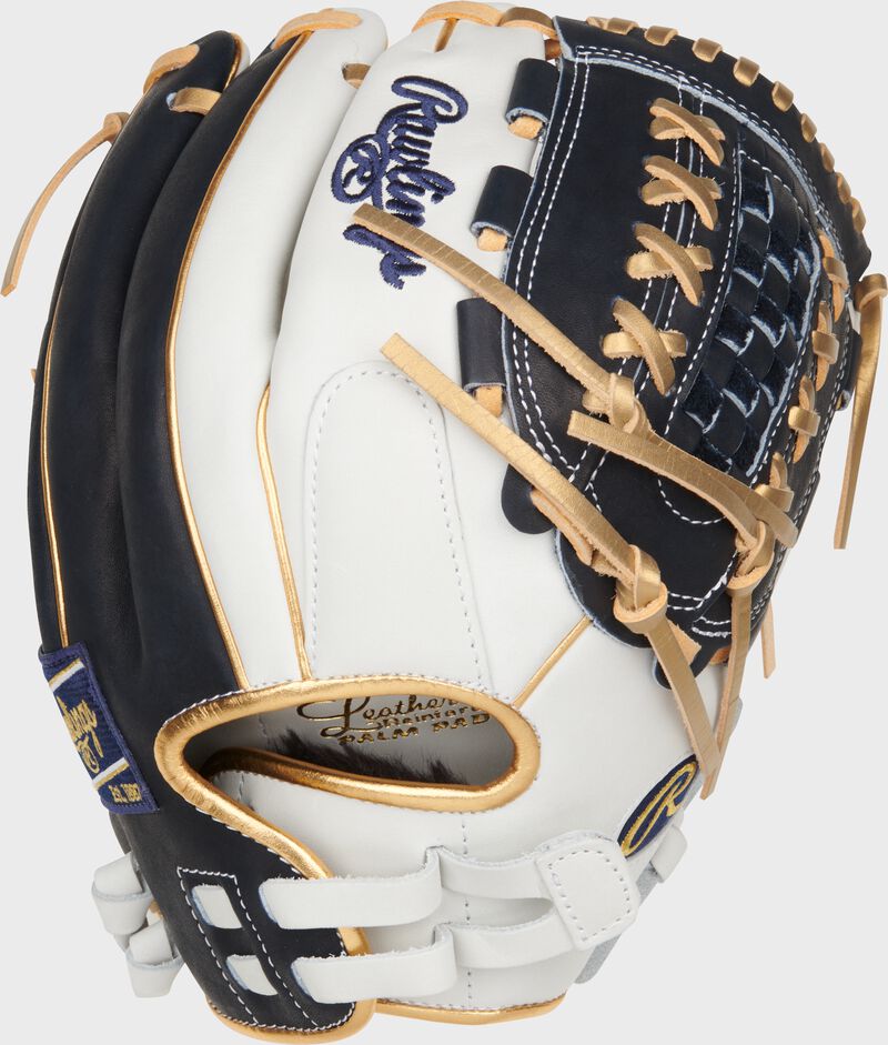Liberty Advanced Color Series 12.5 in Fastpitch Glove, White/Navy, Right