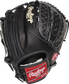 Back of a black Gerrit Cole Pro Preferred 12-Inch infield/pitcher's glove with a red Rawlings patch - SKU: RSGPROS1000-GC45 image number null