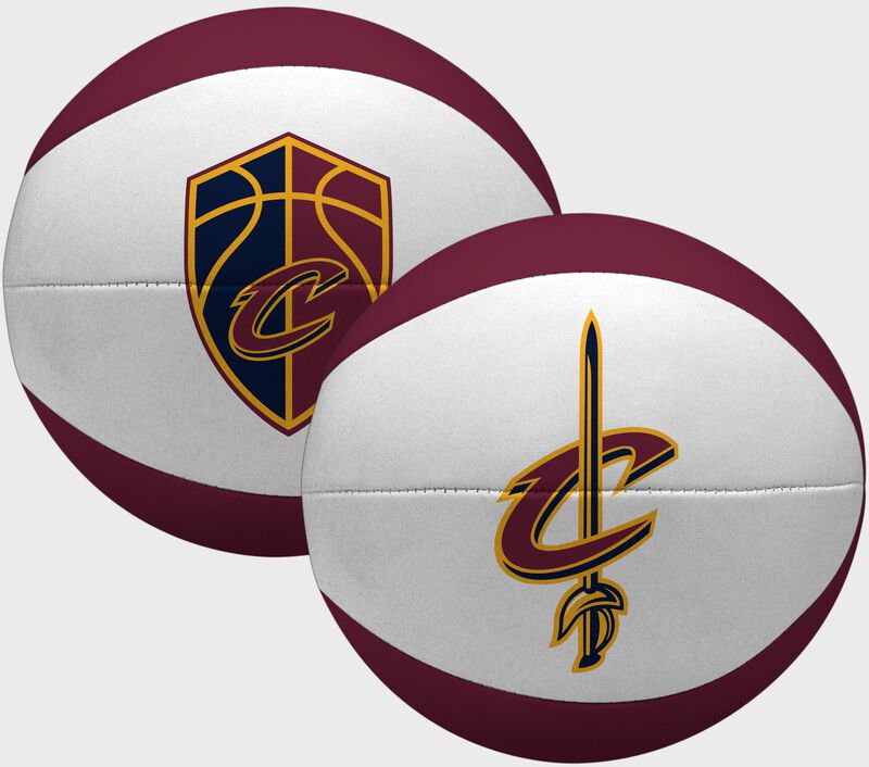 Rawlings Burgundy and White NBA Cleveland Cavaliers Softee Basketball With Team Logo SKU #03694199112