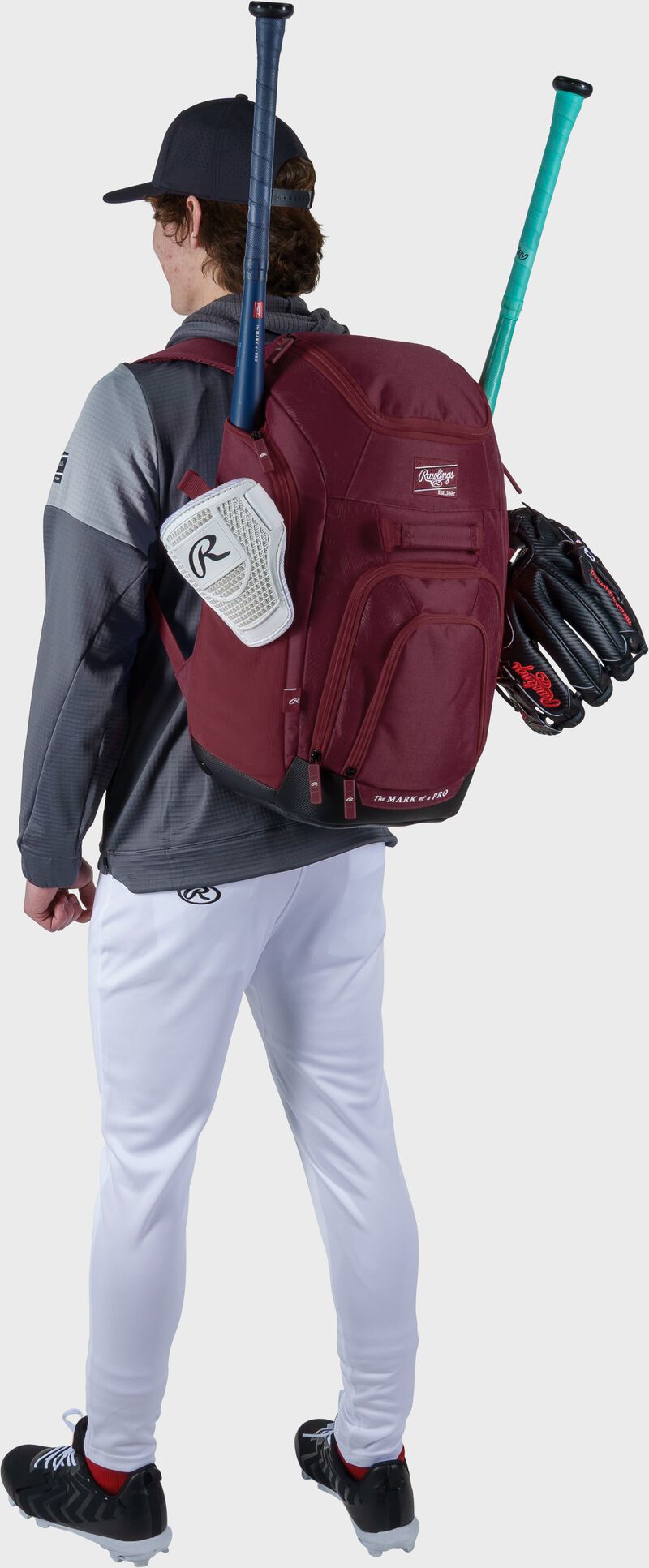 Franchise 2 Players Backpack, Maroon