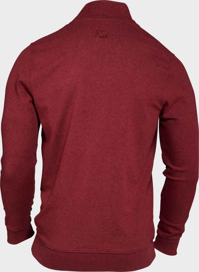Rawlings x The Normal Brand Puremeso Weekend Quarter Zip, Maroon, Adult 3XL