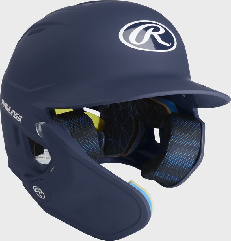 Front right-side view of Rawlings Mach Carbon Batting Helmet - SKU: MAAL image number null