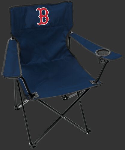 Front of Rawlings Navy Blue MLB Boston Red Sox Gameday Elite Chair With Team Logo SKU #06110024111