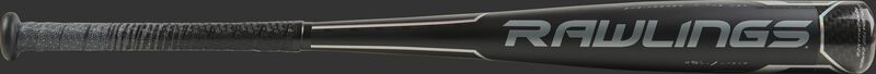 UTZV5 USSSA Velo ACP -5 bat with a black barrel, silver accents and black/grey grip