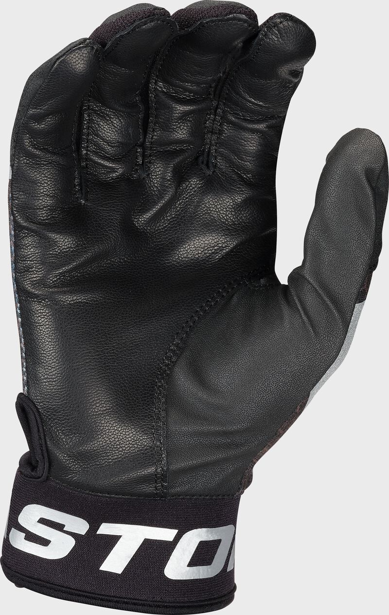 EASTON ADULT MAV GT LOCKED IN BASEBALL BATTING GLOVES - BLACK/BLACK - X-LARGE