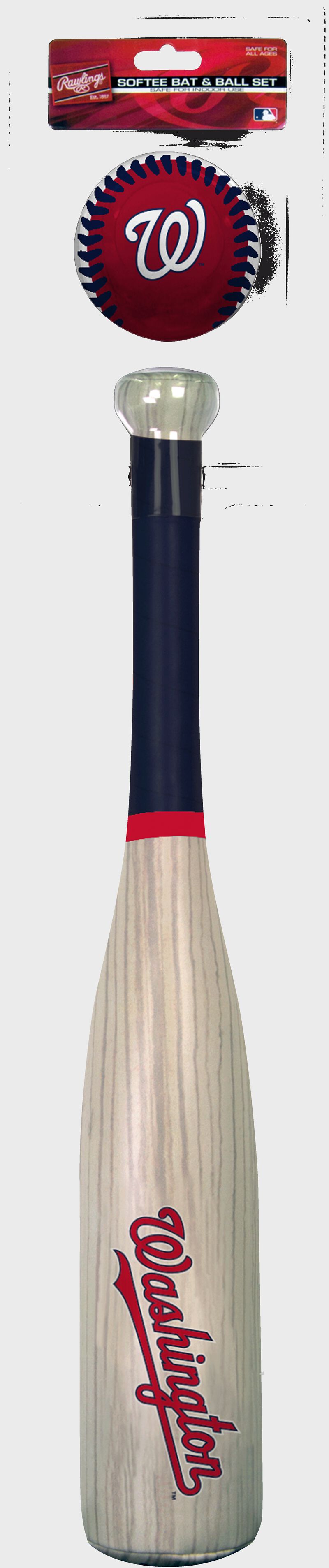 A Washington Nationals grand slam softee bat & ball set - SKU: 07380031111