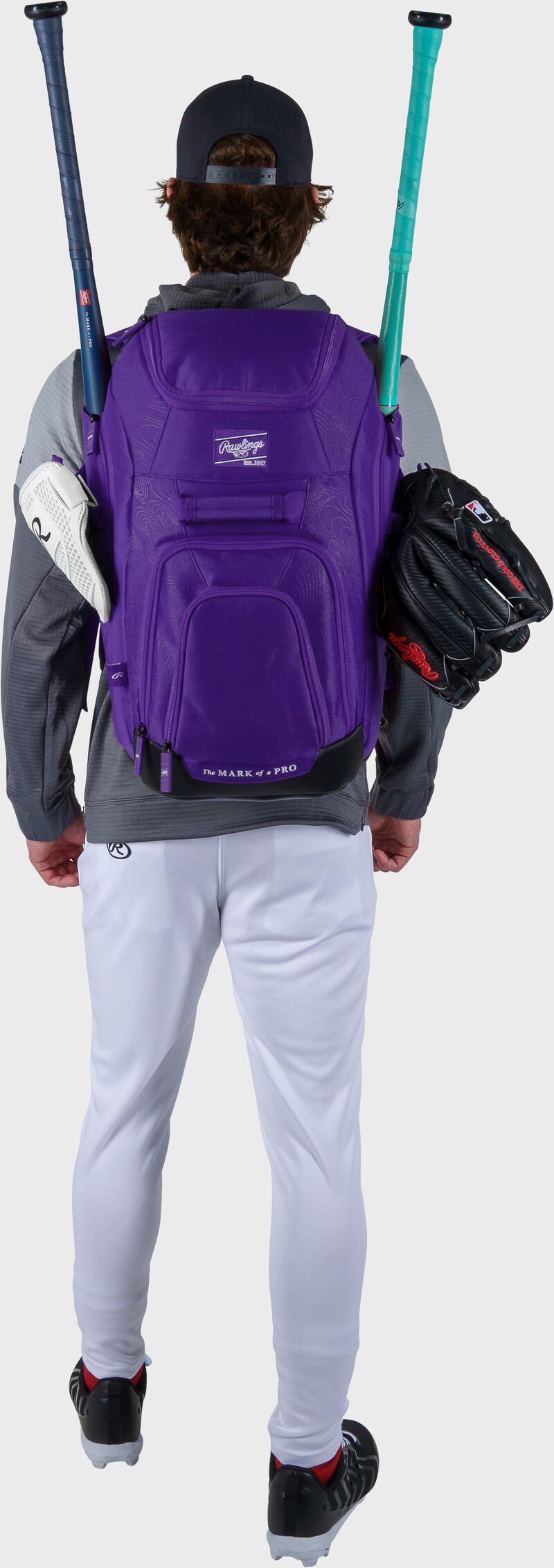 Franchise 2 Players Backpack, Purple