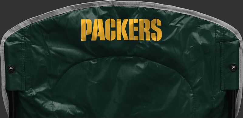Back of Rawlings Green NFL Green Bay Packers Chair With Team Name SKU #02771068111