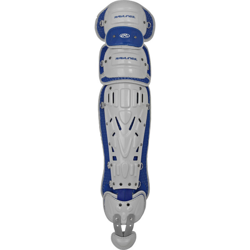 Grey CSPZ Salvador Perez leg guard with royal trim loading=