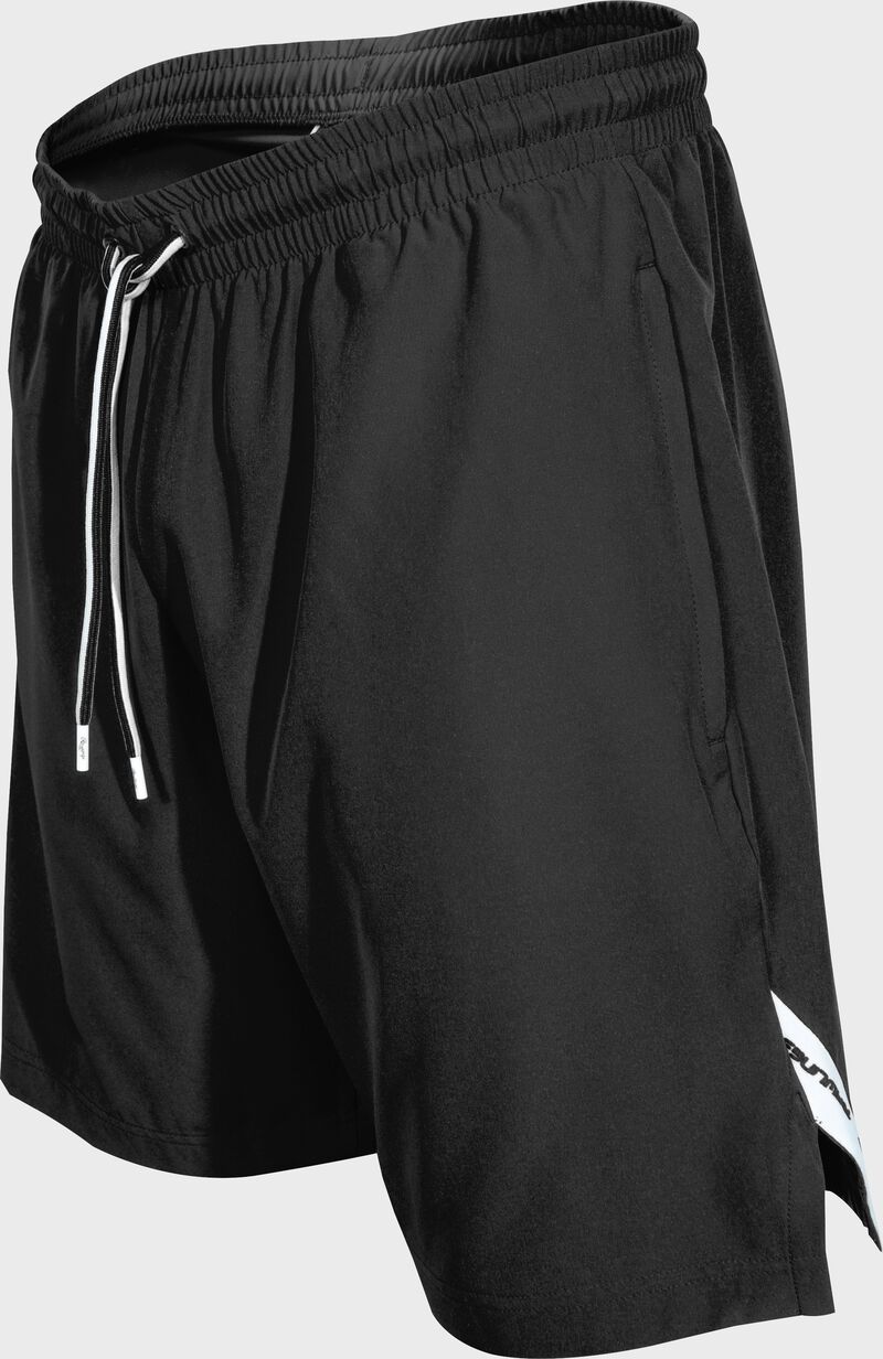 A pair of black Rawlings ColorSync Athletic shorts - SKU: CSTS-B