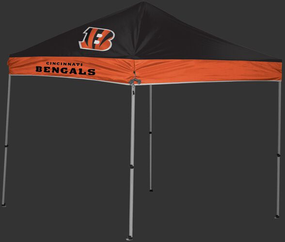 Rawlings Orange and Black NFL Cincinnati Bengals 9x9 Canopy Shelter With Team Logo and Name SKU #03231063111