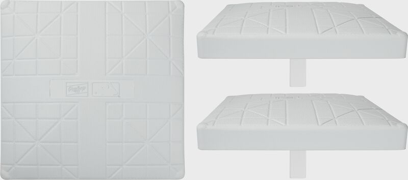 A set of 3 Rawlings pro bases with 7" stanchions - SKU: RPB
