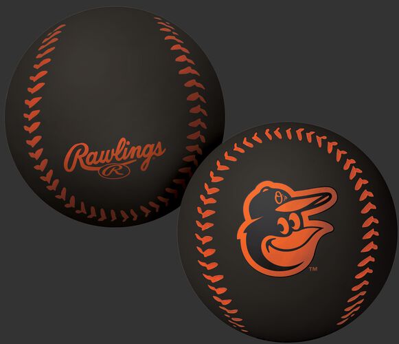 Rawlings Baltimore Orioles Big Fly Rubber Bounce Ball With Team Logo on Front In Team Colors SKU #02870018112