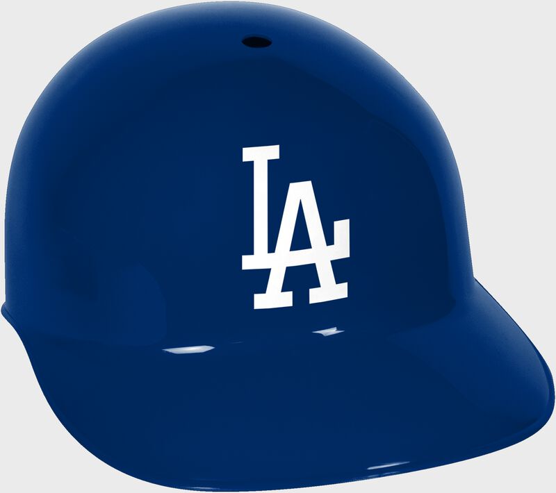 A blue MLB Los Angeles Dodgers replica helmet - SKU: 01950011111