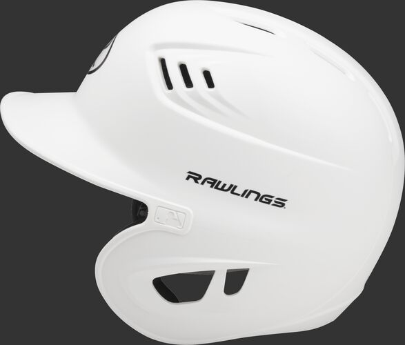 Coolflo High School/College Matte Batting Helmet White