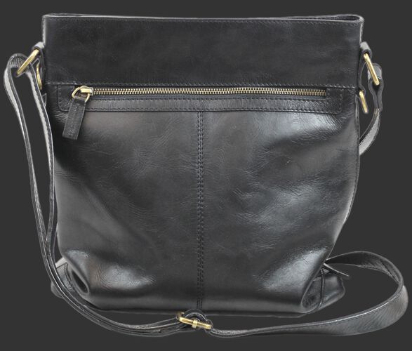 Rawlings Women's Baseball Stitch Crossbody Black Bag SKU #RB60002-001