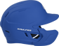 Right-side view of Mach Left Handed Batting Helmet with EXT Flap | 1-Tone, Royal image number null