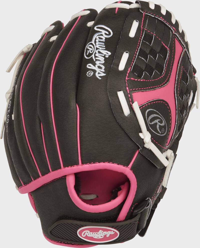 ST1050FPP 10.5-inch Storm softball infield glove with a black back and adjustable Micro-Injection Velcro wrist strap loading=