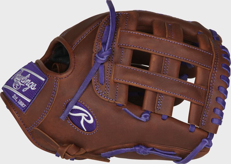 Thumb of a timberglaze PRO206-6TIP Heart of the Hide ColorSync 12-inch infield glove with a timberglaze H-web