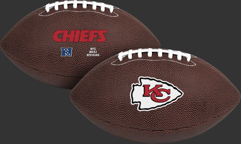 NFL Kansas City Chiefs Air-It-Out youth football with team logo SKU #08041071122
