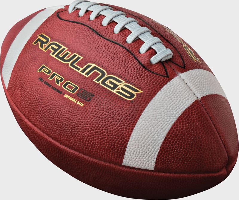 Rawlings Pro5 Official Football, Leather Football