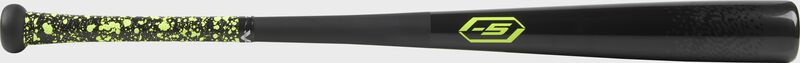 Y151CV black Rawlings composite/wood bat with neon green accents and grip