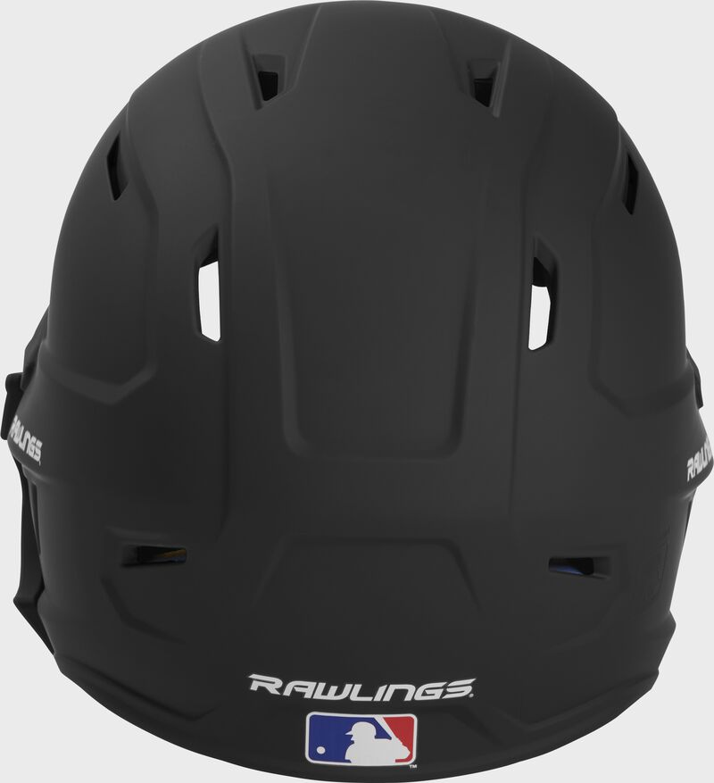 Back view of Mach Right Handed Batting Helmet with EXT Flap | 1-Tone & 2-Tone - SKU: MACHEXTR