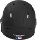Back view of Mach Right Handed Batting Helmet with EXT Flap | 1-Tone & 2-Tone - SKU: MACHEXTR image number null