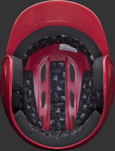 Coolflo High School/College Batting Helmet Scarlet
