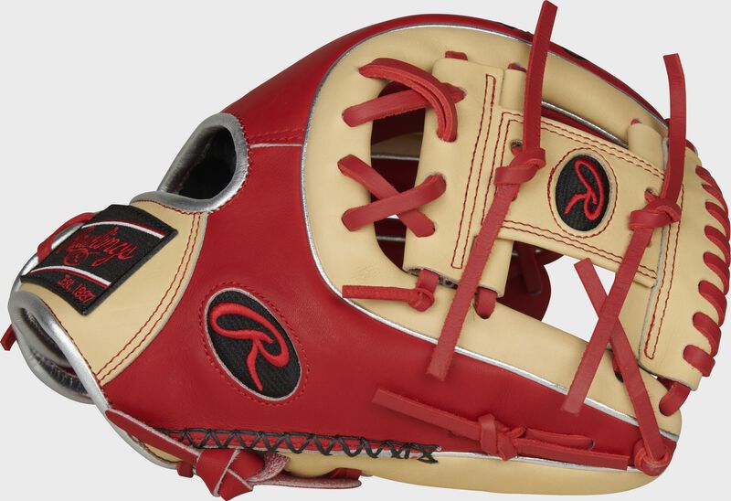 Thumb of a 2020 exclusive Heart of the Hide R2G infield glove with a camel I-web and hand sewn welting - SKU: PROR314-2SC
