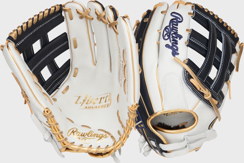 Liberty Advanced Color Series 12.75 in Outfield Glove, White/Navy, Left