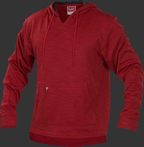 YPFH2 Scarlet youth performance fleece hoodie