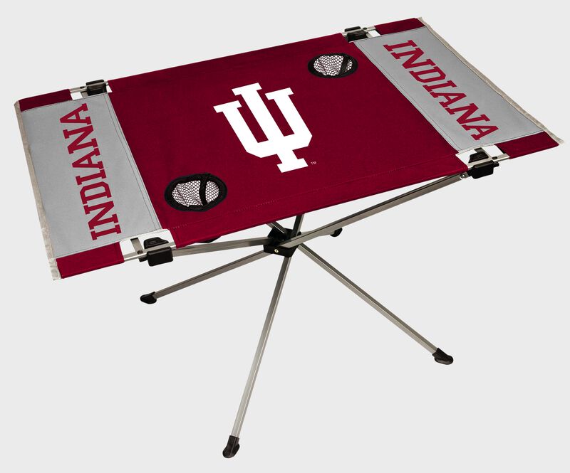 An Indiana Hoosiers endzone table - SKU: 04053030111 loading=