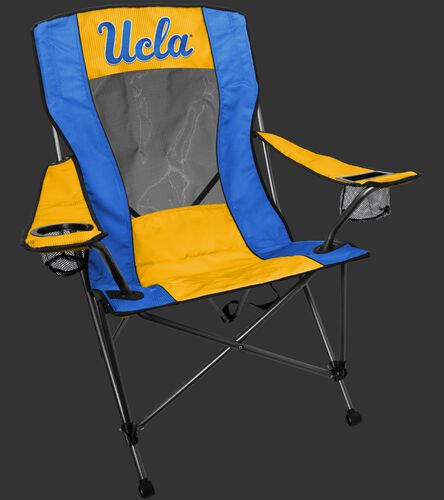 A blue/yellow UCLA Bruins high back chair with the team logo on the back - SKU: 09403065519