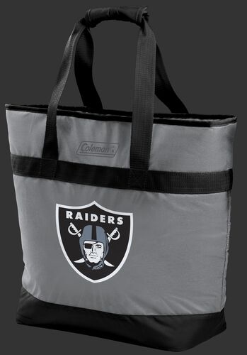 Rawlings Oakland Raiders 30 Can Tote Cooler In Team Colors With Team Logo On Front SKU #07571072111