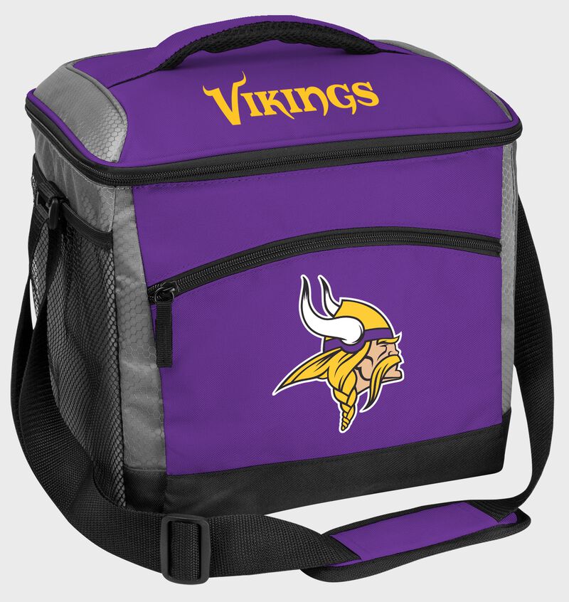 A Minnesota Vikings 24 can soft sided cooler