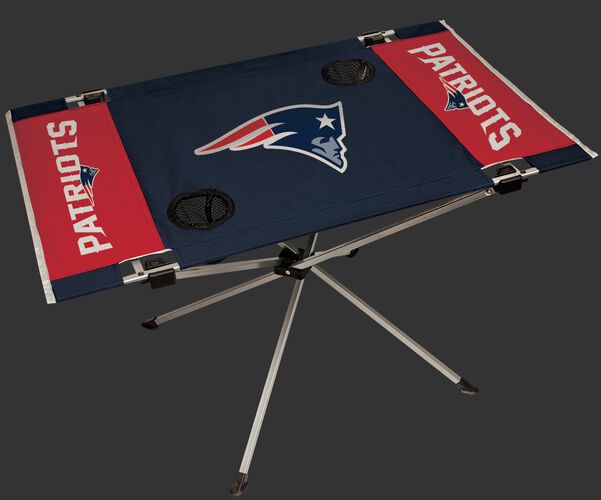 Rawlings Navy and Red NFL New England Patroits Endzone Table With Team Logo, and Team Name SKU #03391076111