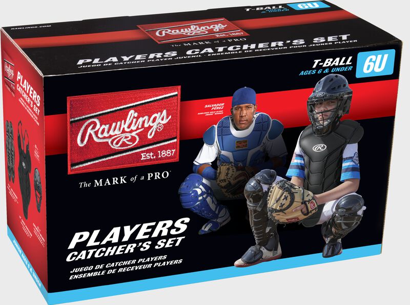 Box for a Players Series T-Ball catcher's set