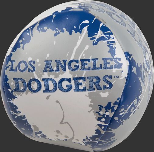 Rawlings Los Angeles Dodgers Quick Toss 4'' Softee Baseball With Team Name On Front In Team Colors SKU #01320011112