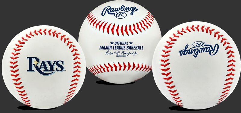 3 views of a MLB Tampa Bay Rays baseball
