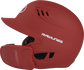 Left-side view of Scarlet R16 Reverse Matte Batting Helmet | Junior & Senior - SKU: R6R07 image number null