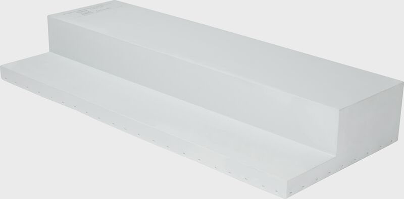 A 24" official size white step down pitching rubber - SKU: RSDPR