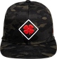 Front view of Rawlings Black Clover Diamond MultiCam Fitted Hat - SKU: BCR1DM0071 image number null