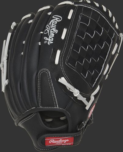 RSB140GB RSB 14-inch outfield glove with a black back and Velcro back design