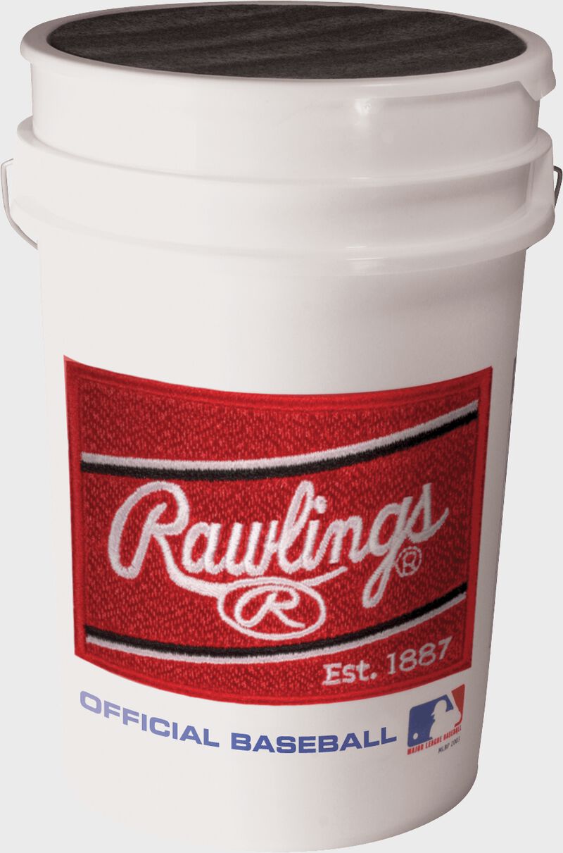 RSXBUCK30 Rawlings practice baseball bucket with padded lid