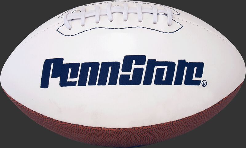 White NCAA Penn State Nittany Lions Football With Team Name SKU #05733050121