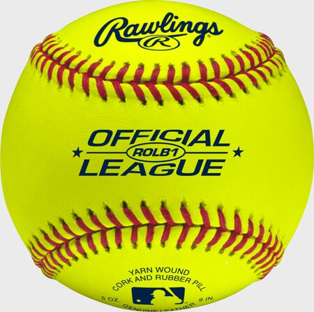 Official League Yellow Baseballs