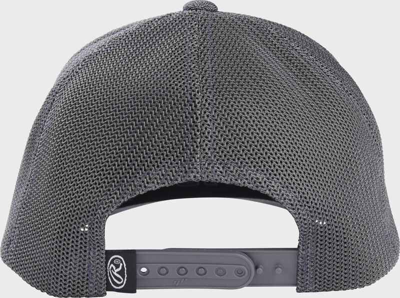 Rawlings Leather Patch Mesh Snapback Hat